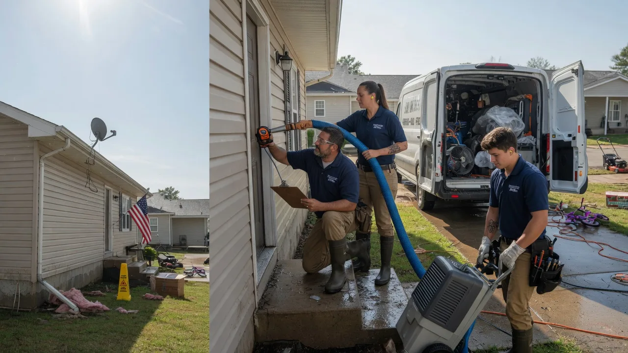 Ceiling Water Damage Restoration in White House, TN near me